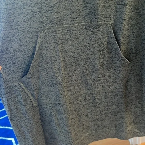 Super comfy green heathered hoodie tunic dress - Picture 6 of 6